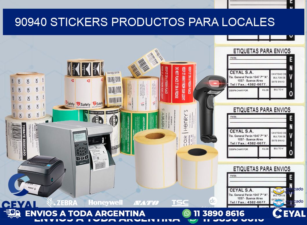 90940 STICKERS PRODUCTOS PARA LOCALES