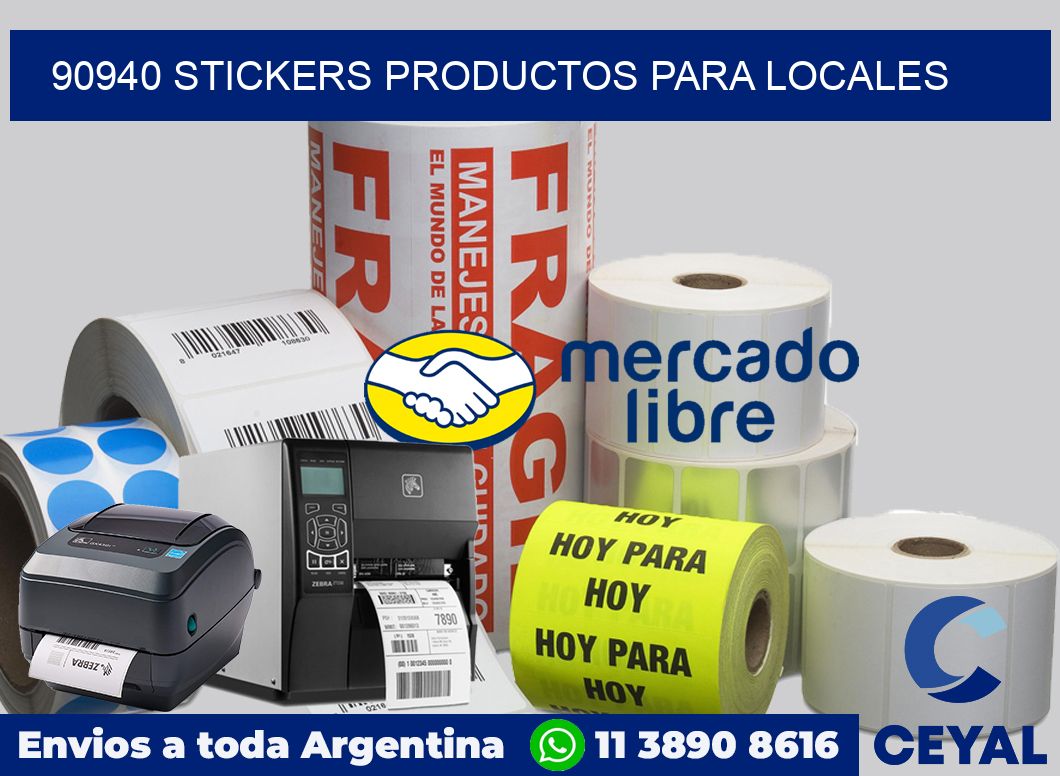 90940 STICKERS PRODUCTOS PARA LOCALES