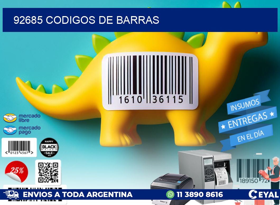 92685 codigos de barras