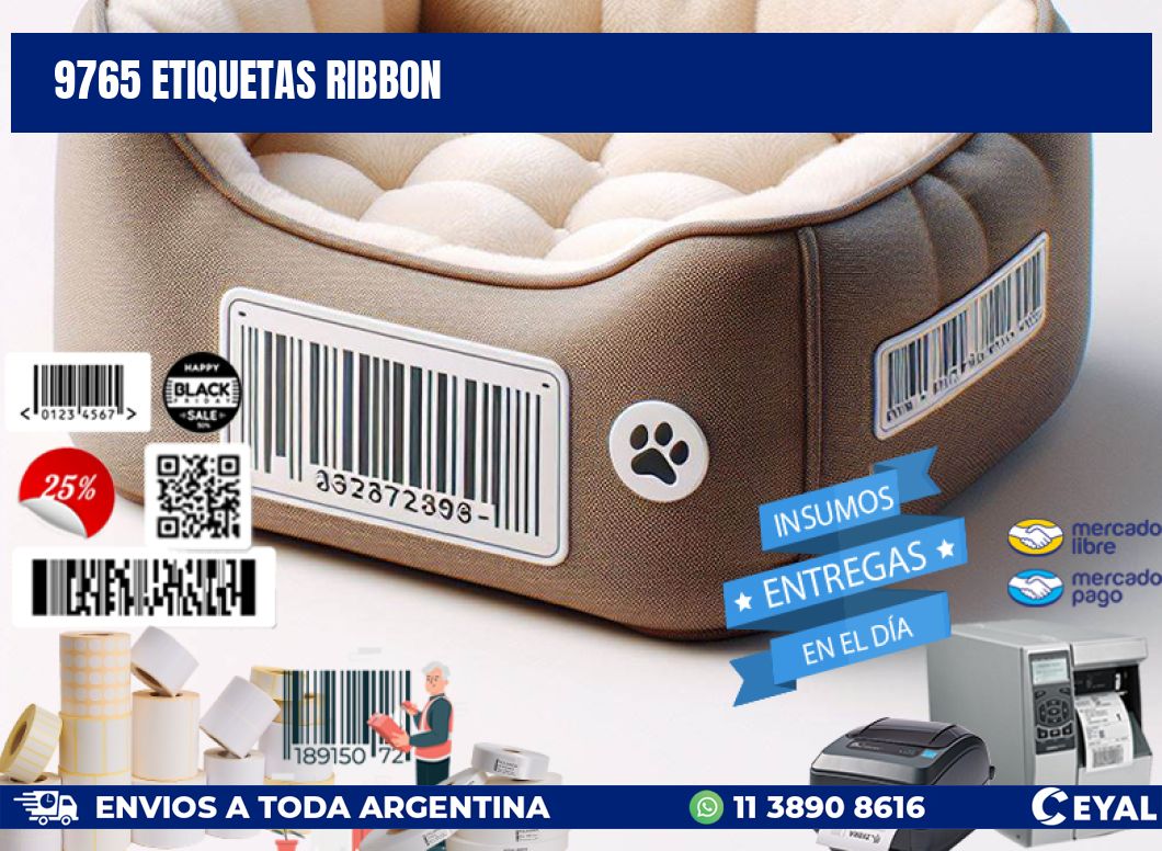 9765 ETIQUETAS RIBBON