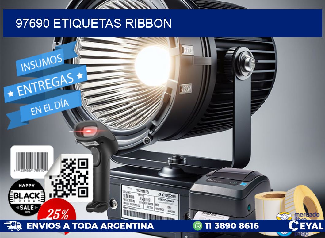 97690 ETIQUETAS RIBBON