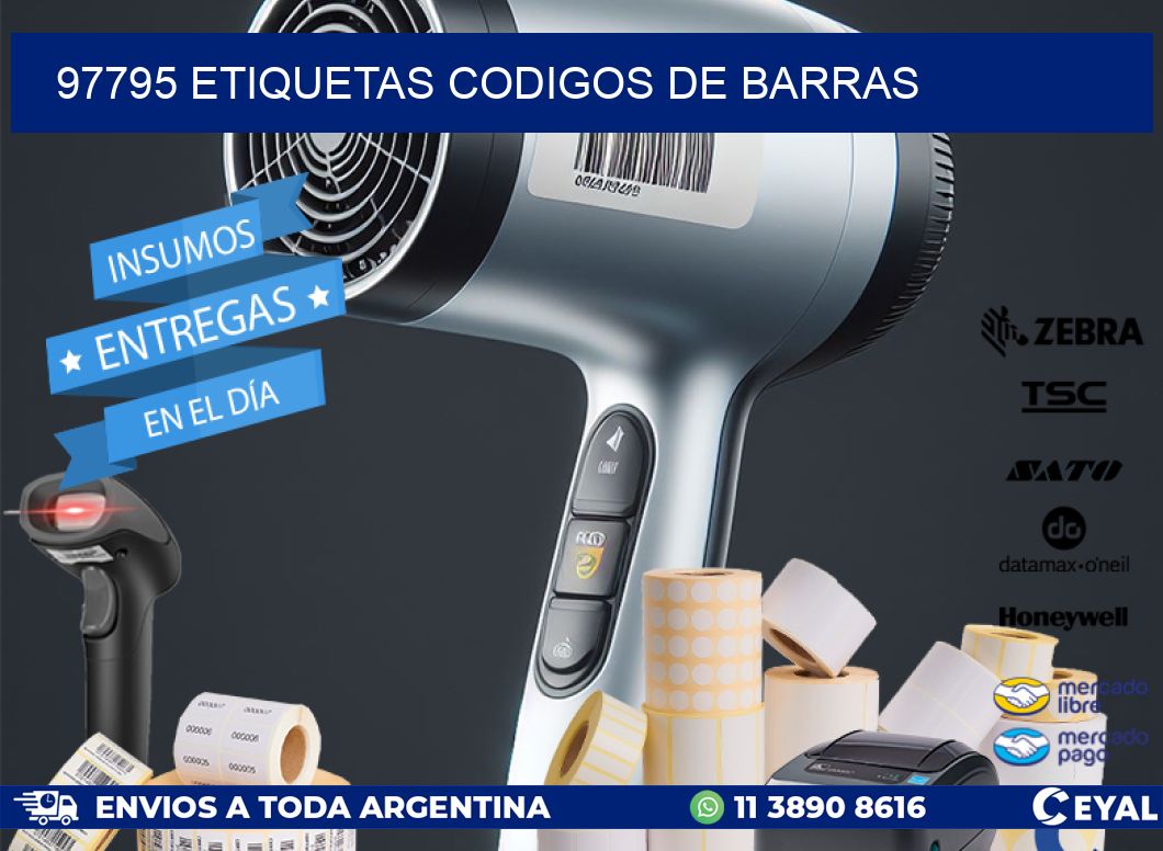 97795 etiquetas codigos de barras