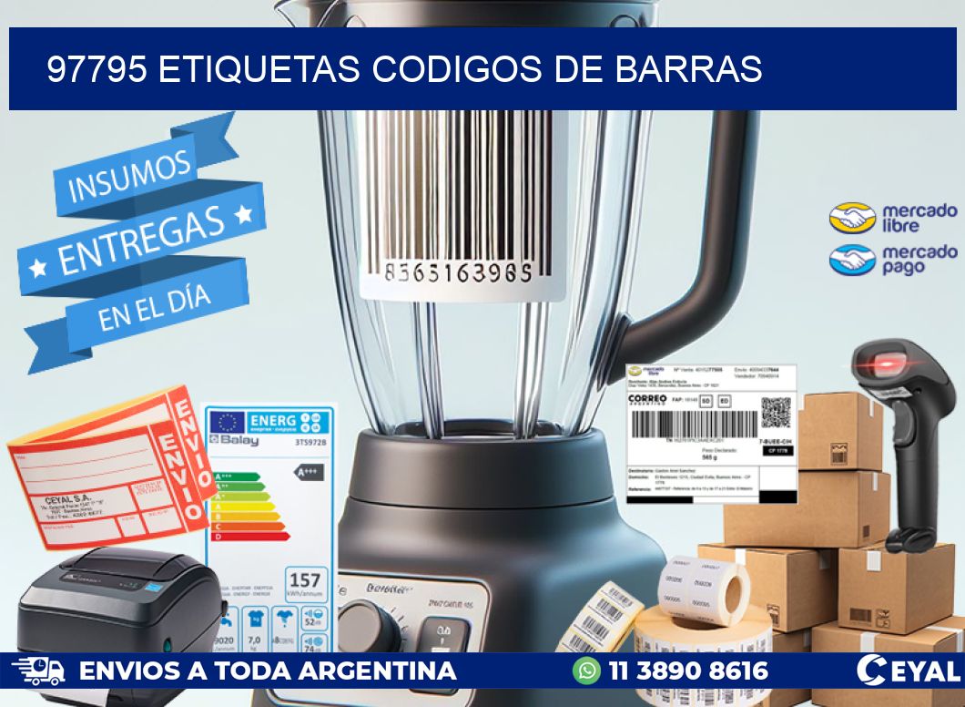 97795 etiquetas codigos de barras