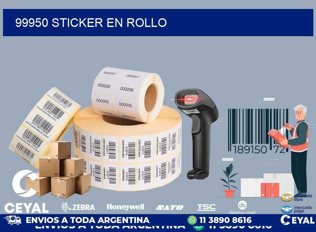 99950 STICKER EN ROLLO