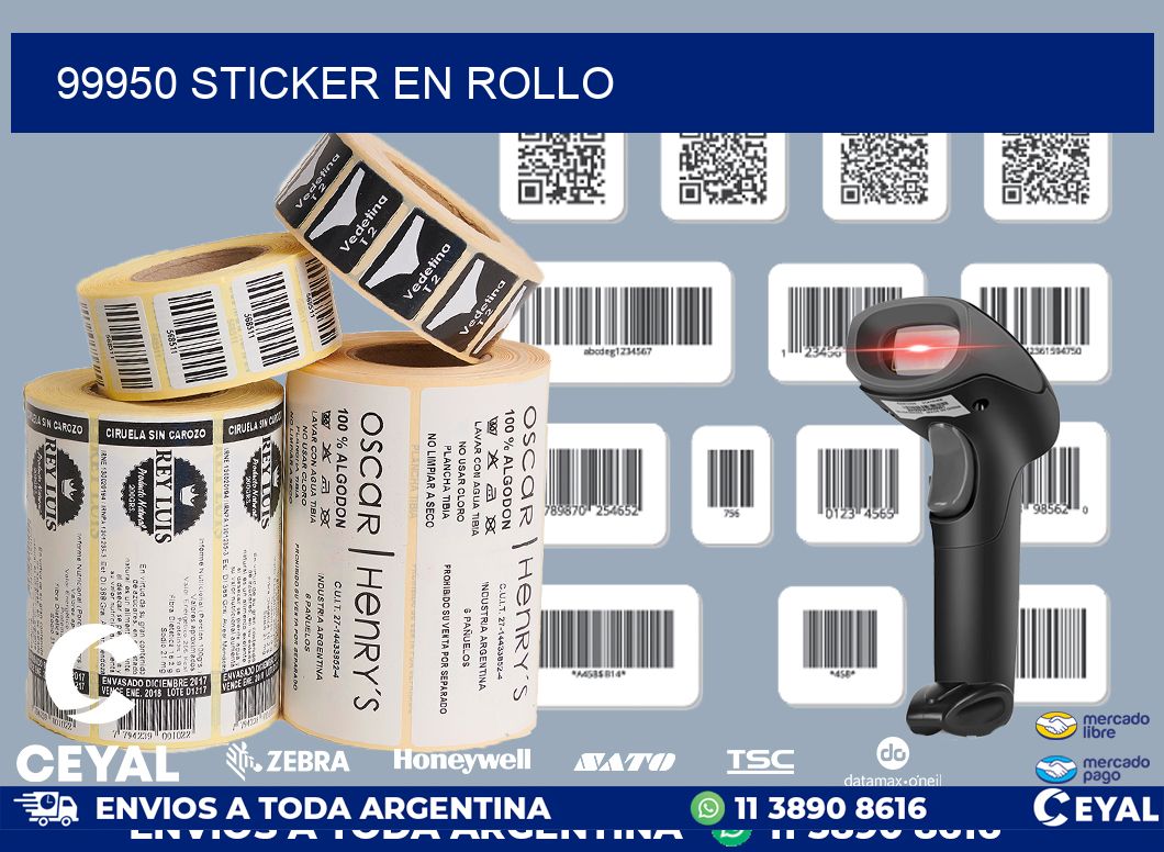 99950 STICKER EN ROLLO