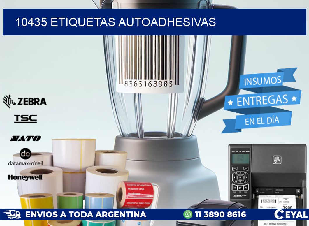 10435 ETIQUETAS AUTOADHESIVAS