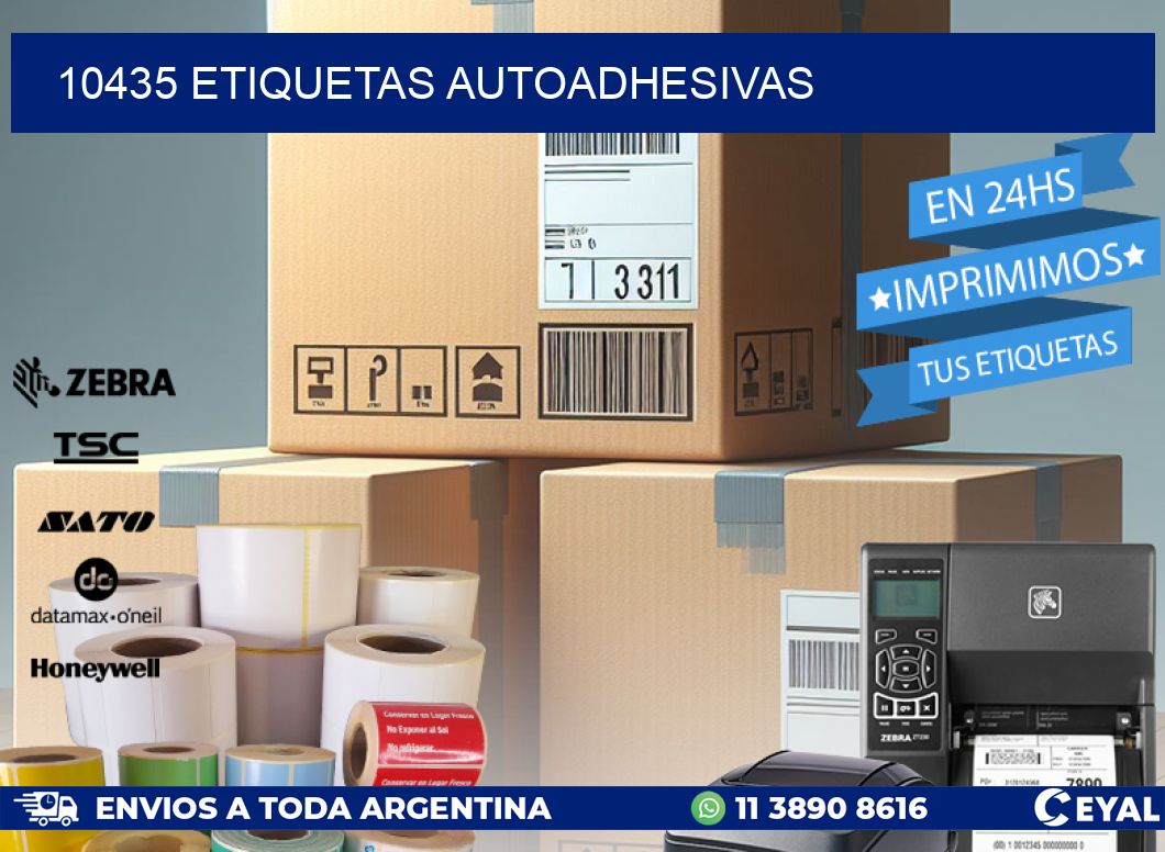 10435 ETIQUETAS AUTOADHESIVAS