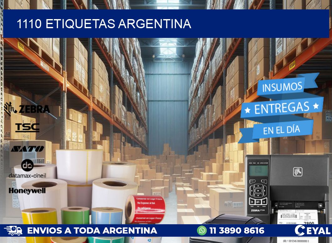 1110 ETIQUETAS ARGENTINA