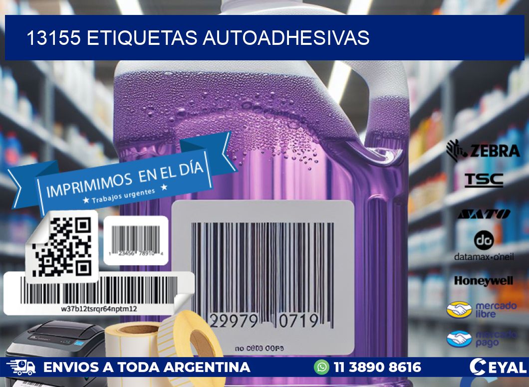 13155 ETIQUETAS AUTOADHESIVAS