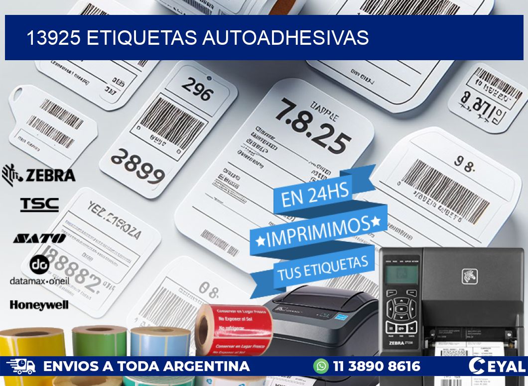 13925 ETIQUETAS AUTOADHESIVAS