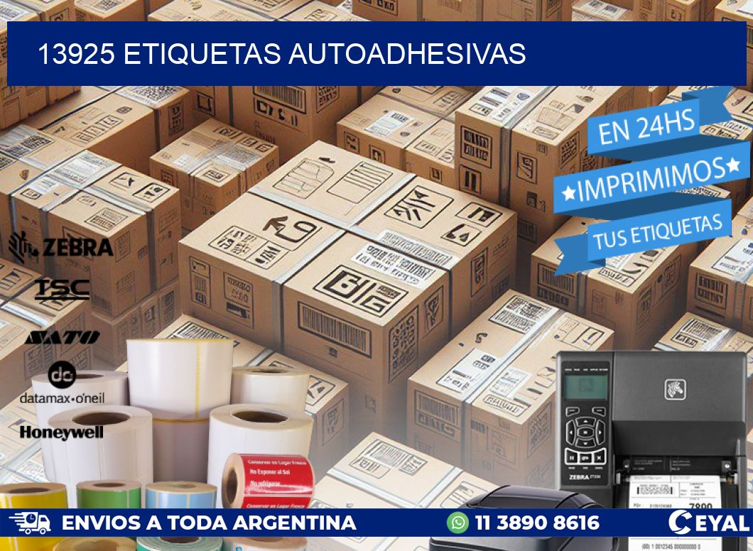 13925 ETIQUETAS AUTOADHESIVAS