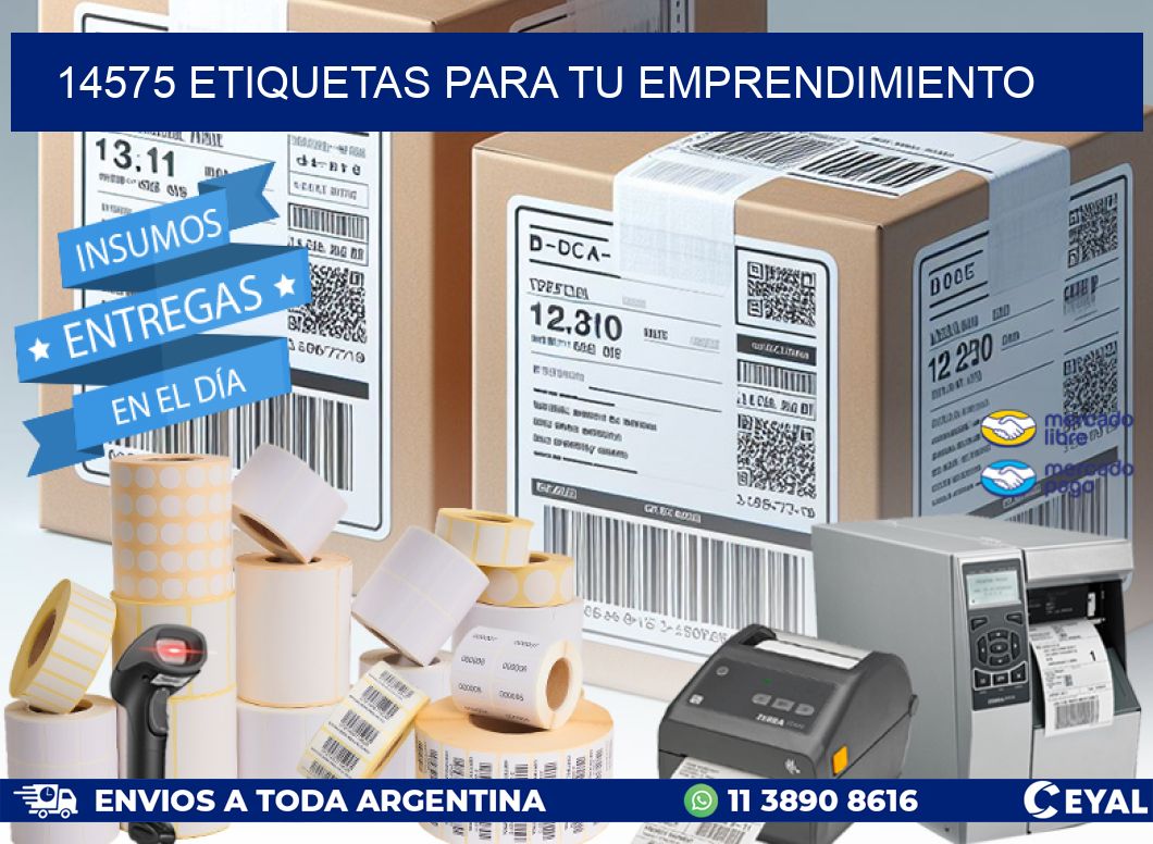 14575 ETIQUETAS PARA TU EMPRENDIMIENTO