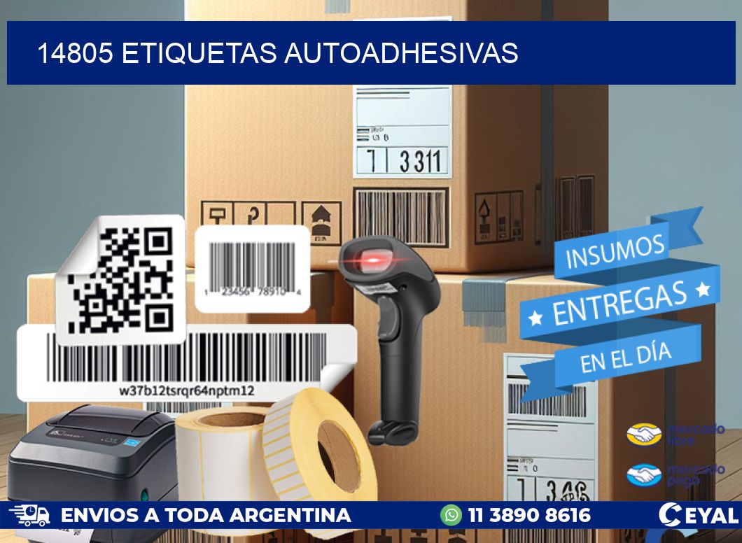 14805 ETIQUETAS AUTOADHESIVAS