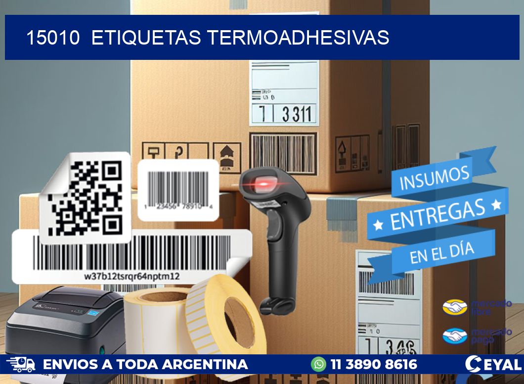 15010  ETIQUETAS TERMOADHESIVAS