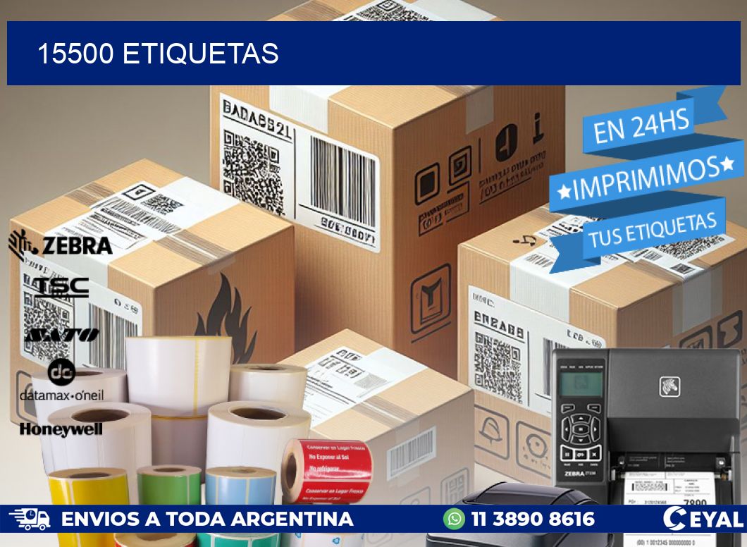 15500 ETIQUETAS