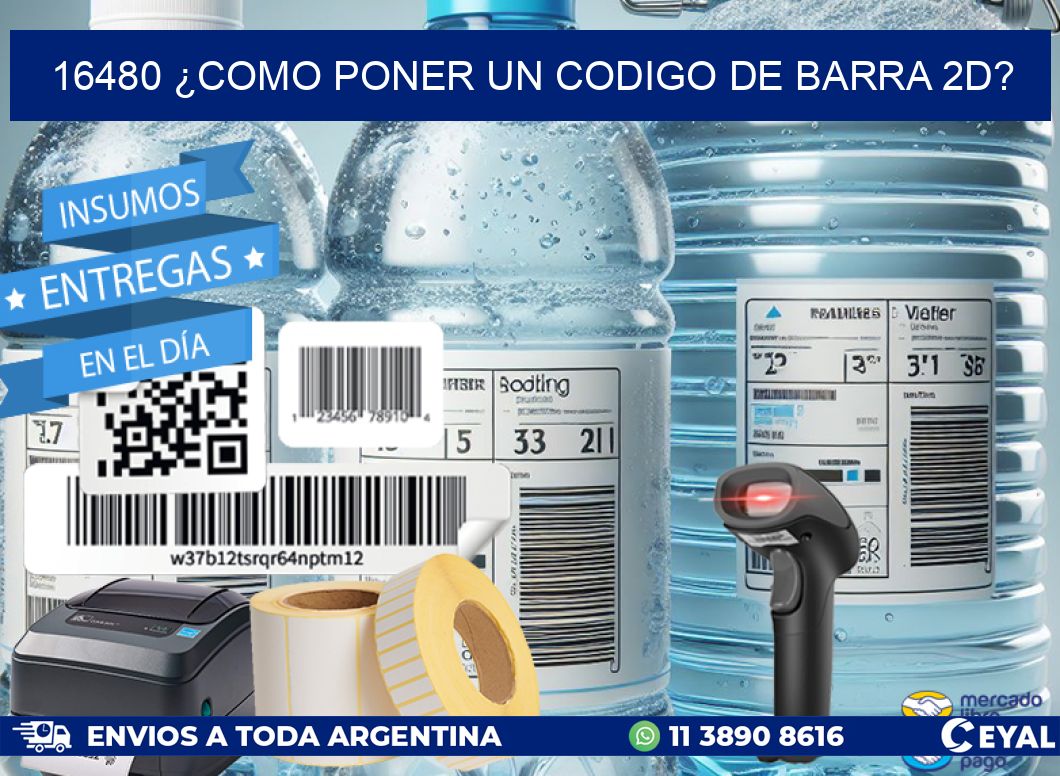 16480 ¿COMO PONER UN CODIGO DE BARRA 2D?