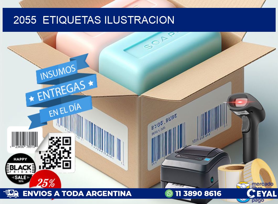 2055  ETIQUETAS ILUSTRACION