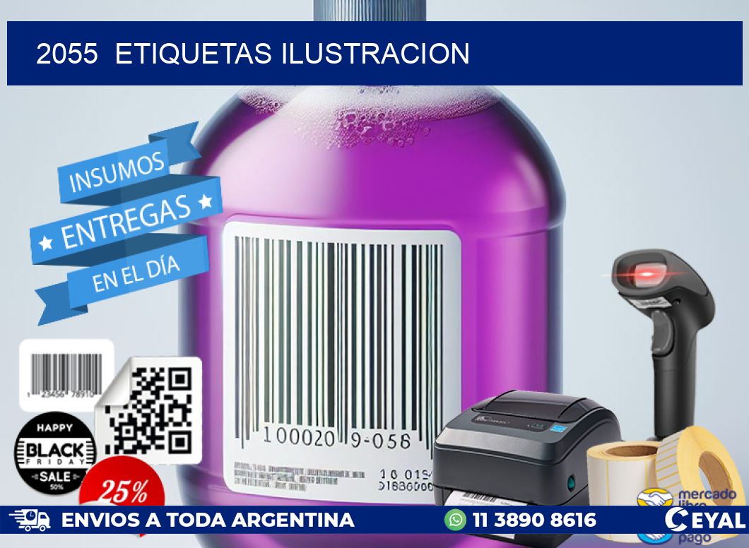 2055  ETIQUETAS ILUSTRACION