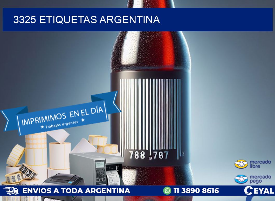 3325 ETIQUETAS ARGENTINA