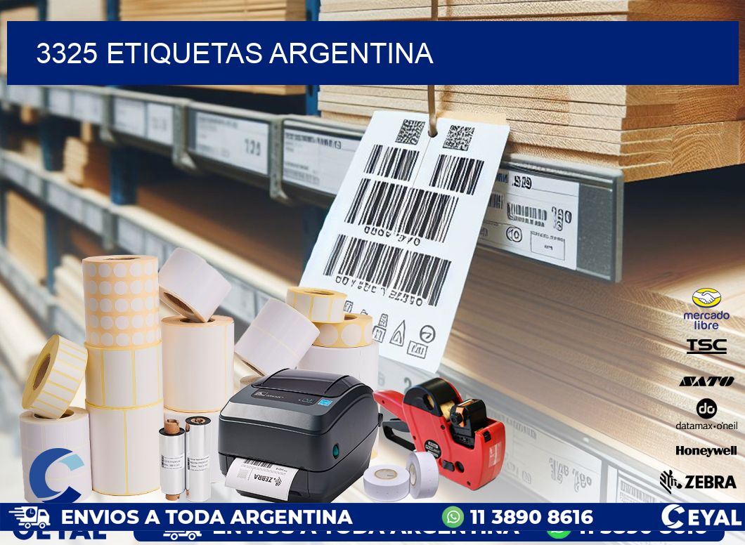 3325 ETIQUETAS ARGENTINA