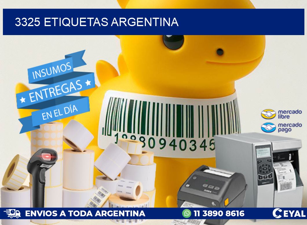 3325 ETIQUETAS ARGENTINA