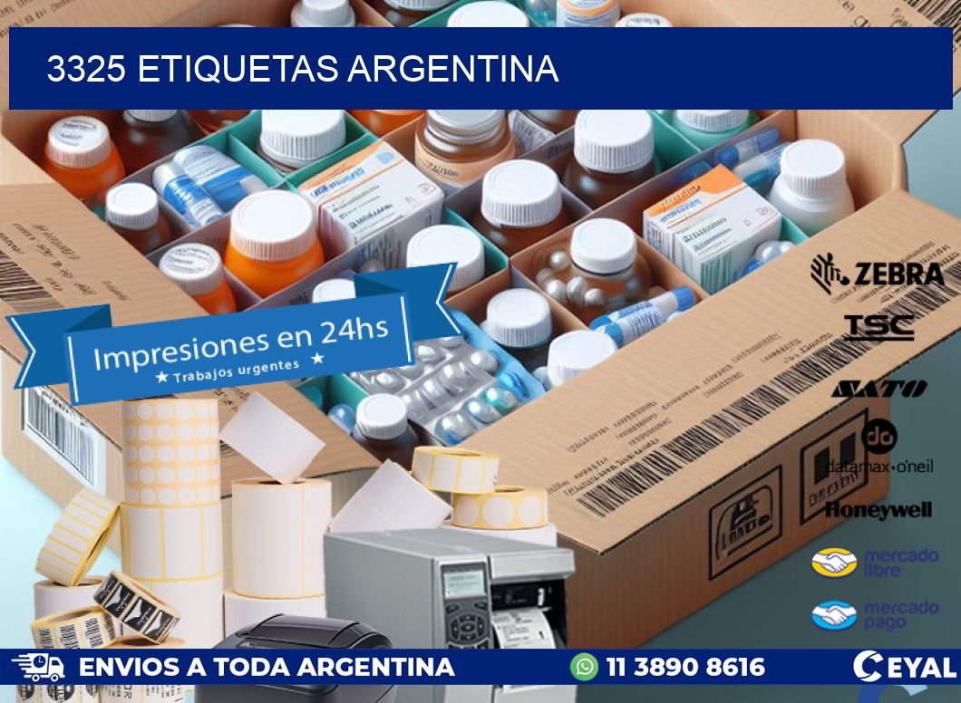 3325 ETIQUETAS ARGENTINA