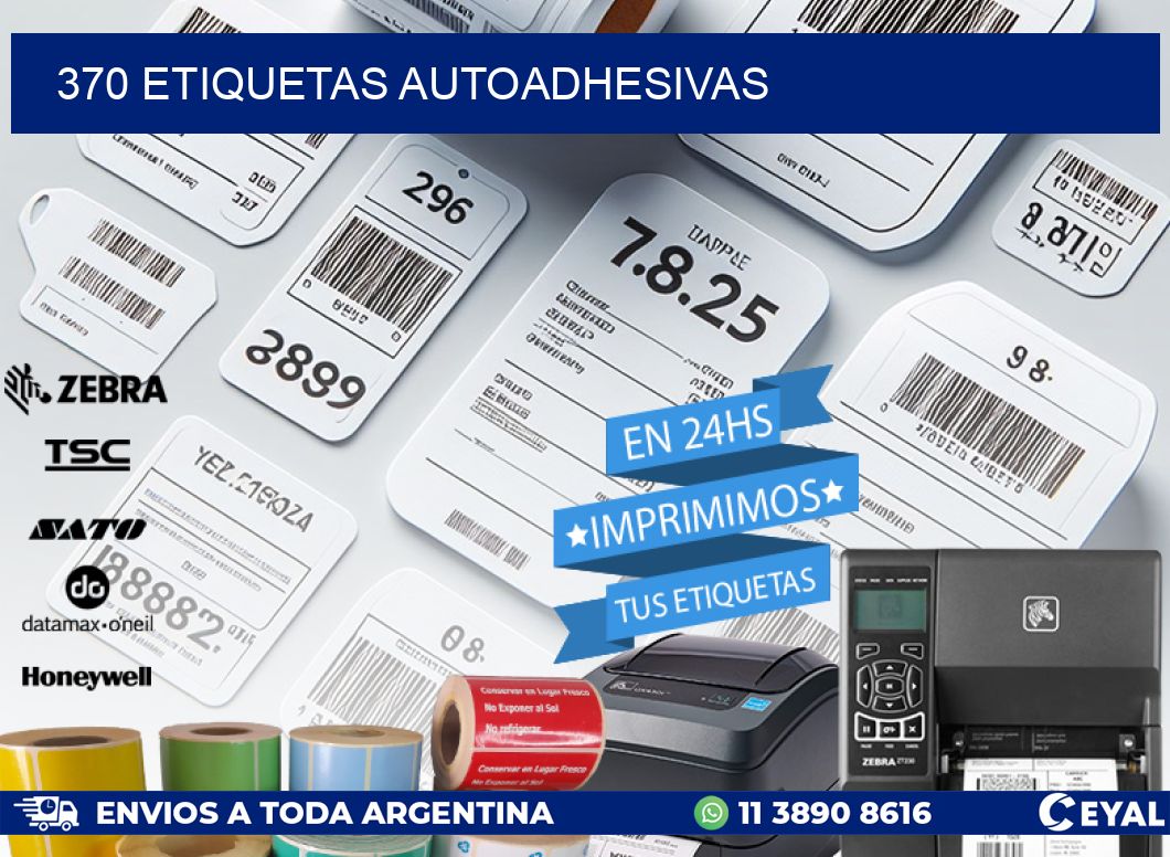 370 ETIQUETAS AUTOADHESIVAS