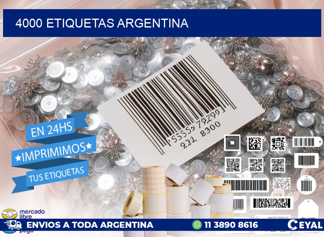 4000 ETIQUETAS ARGENTINA