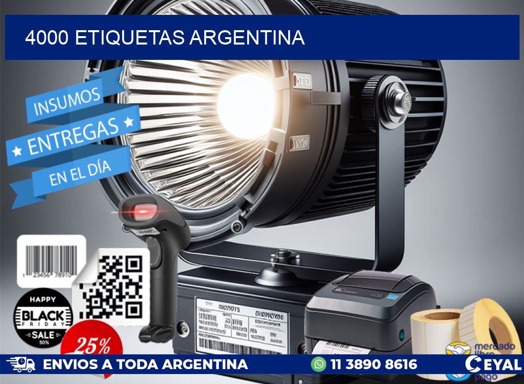 4000 ETIQUETAS ARGENTINA