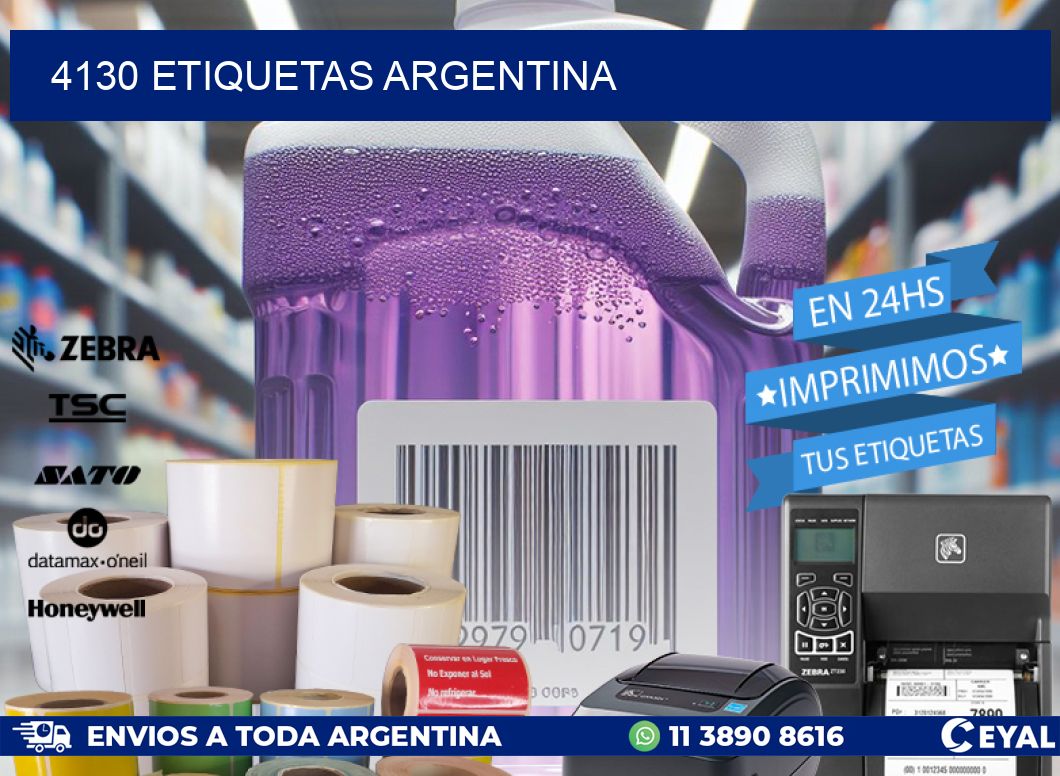 4130 ETIQUETAS ARGENTINA