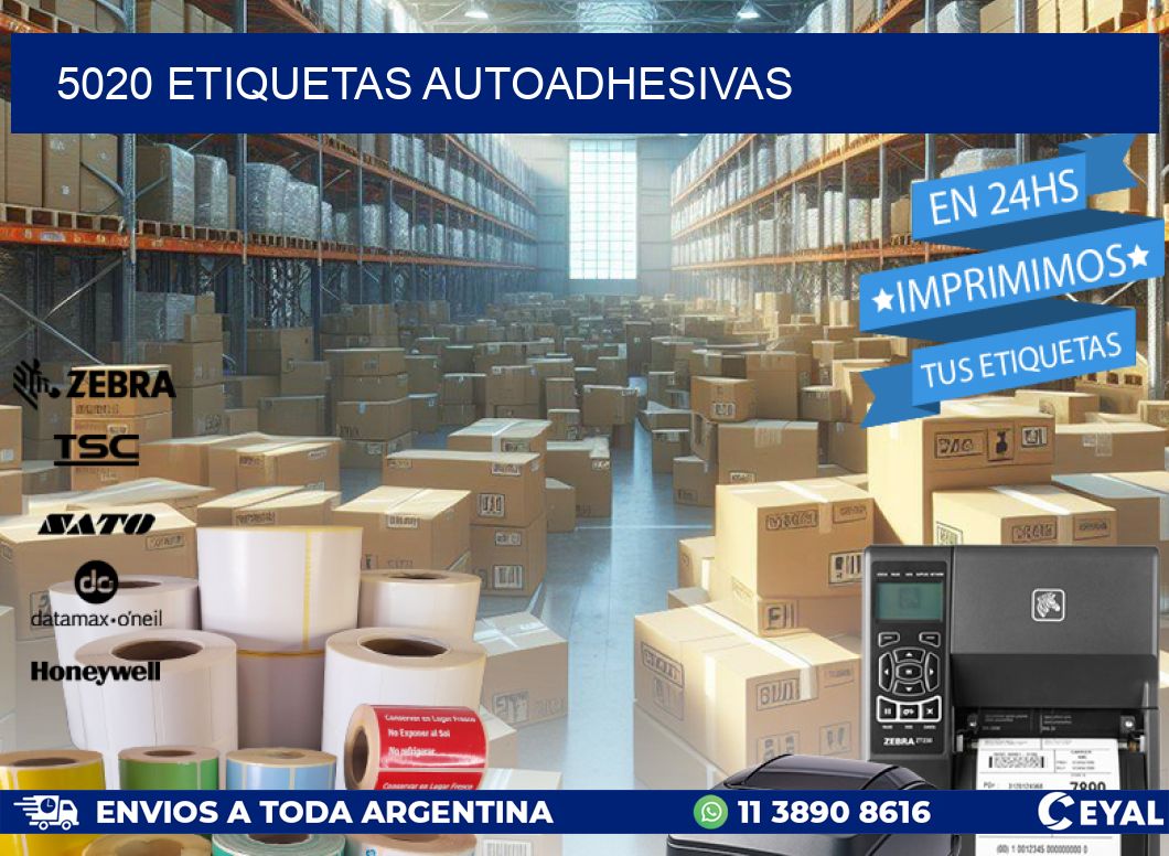 5020 ETIQUETAS AUTOADHESIVAS