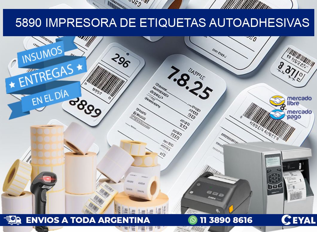 5890 IMPRESORA DE ETIQUETAS AUTOADHESIVAS