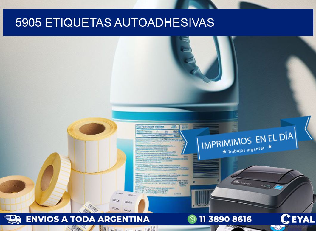 5905 ETIQUETAS AUTOADHESIVAS