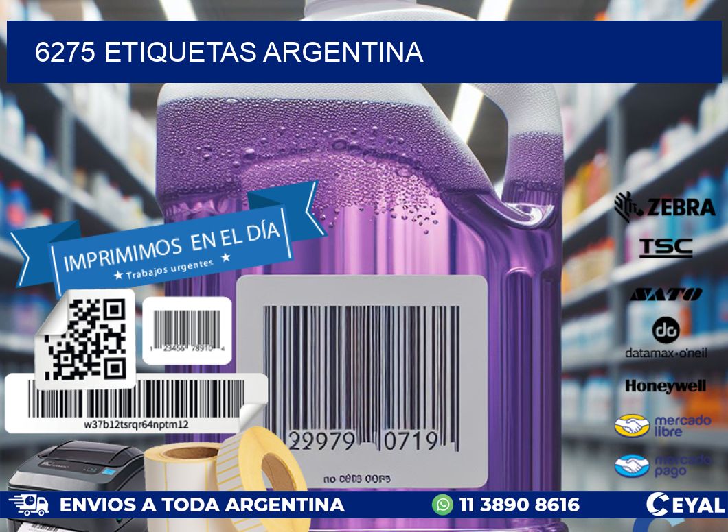 6275 ETIQUETAS ARGENTINA