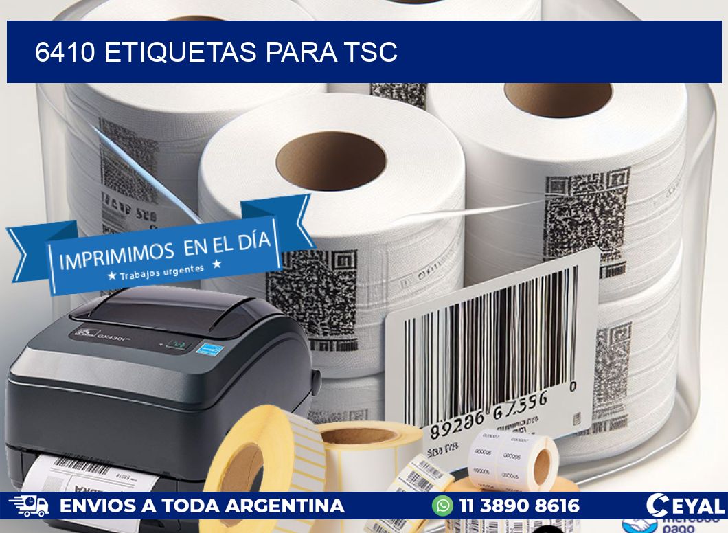 6410 ETIQUETAS PARA TSC