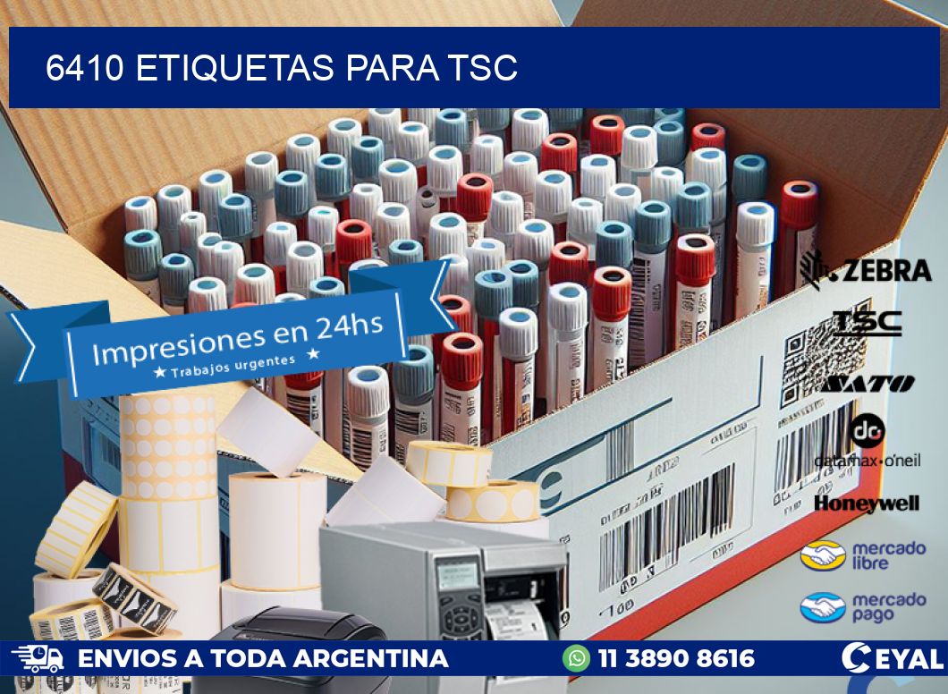 6410 ETIQUETAS PARA TSC