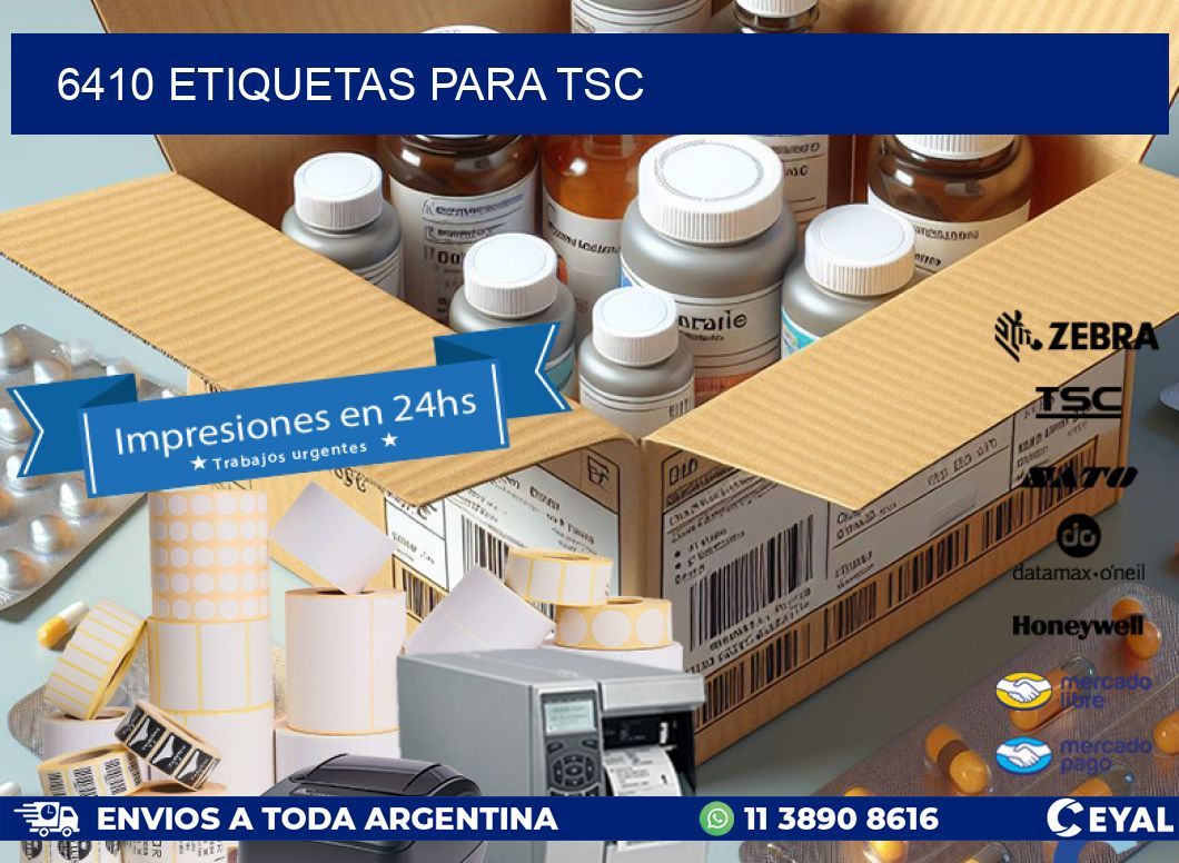 6410 ETIQUETAS PARA TSC