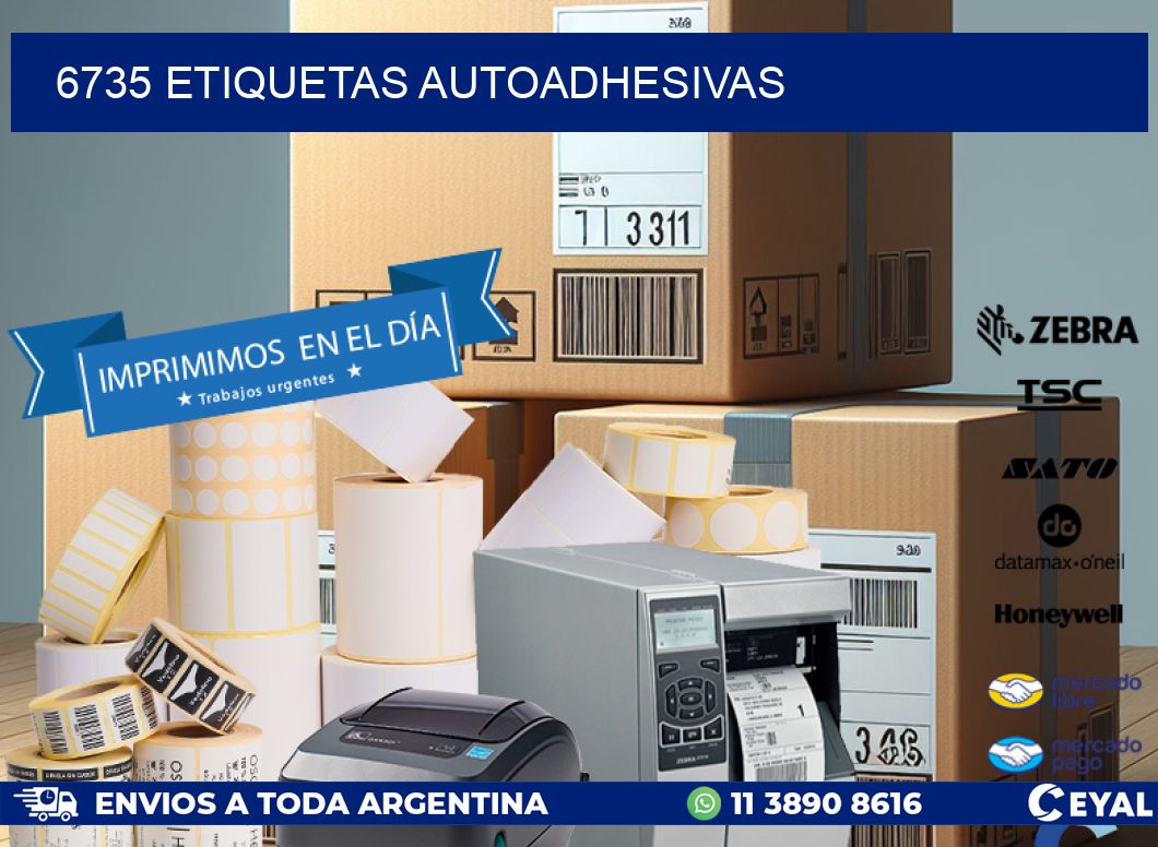 6735 ETIQUETAS AUTOADHESIVAS