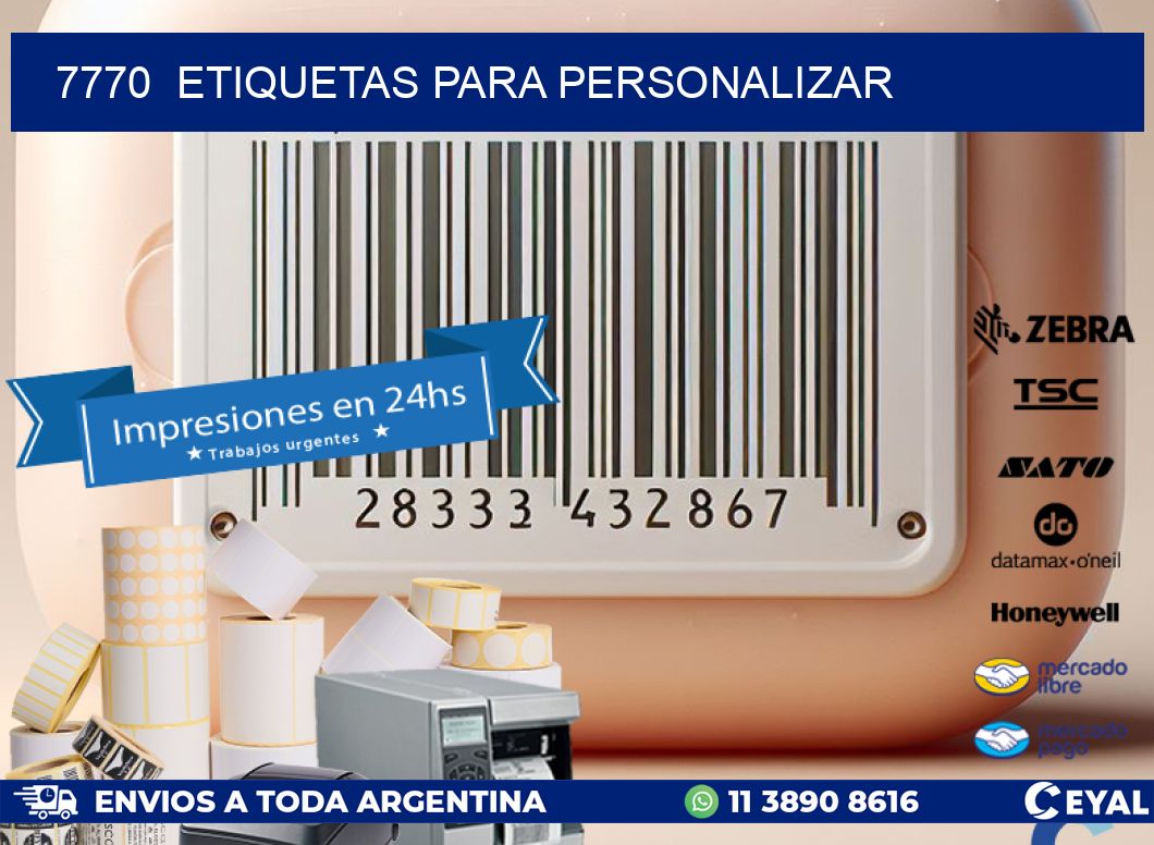 7770  ETIQUETAS PARA PERSONALIZAR