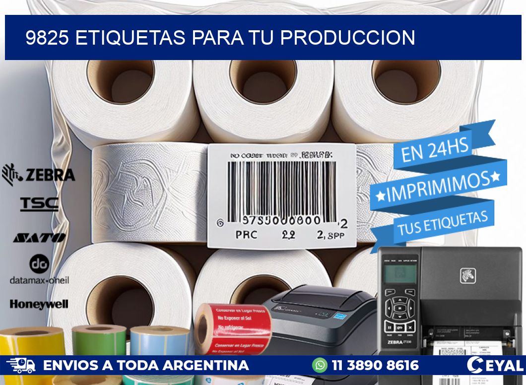 9825 ETIQUETAS PARA TU PRODUCCION