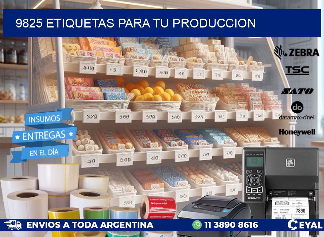 9825 ETIQUETAS PARA TU PRODUCCION