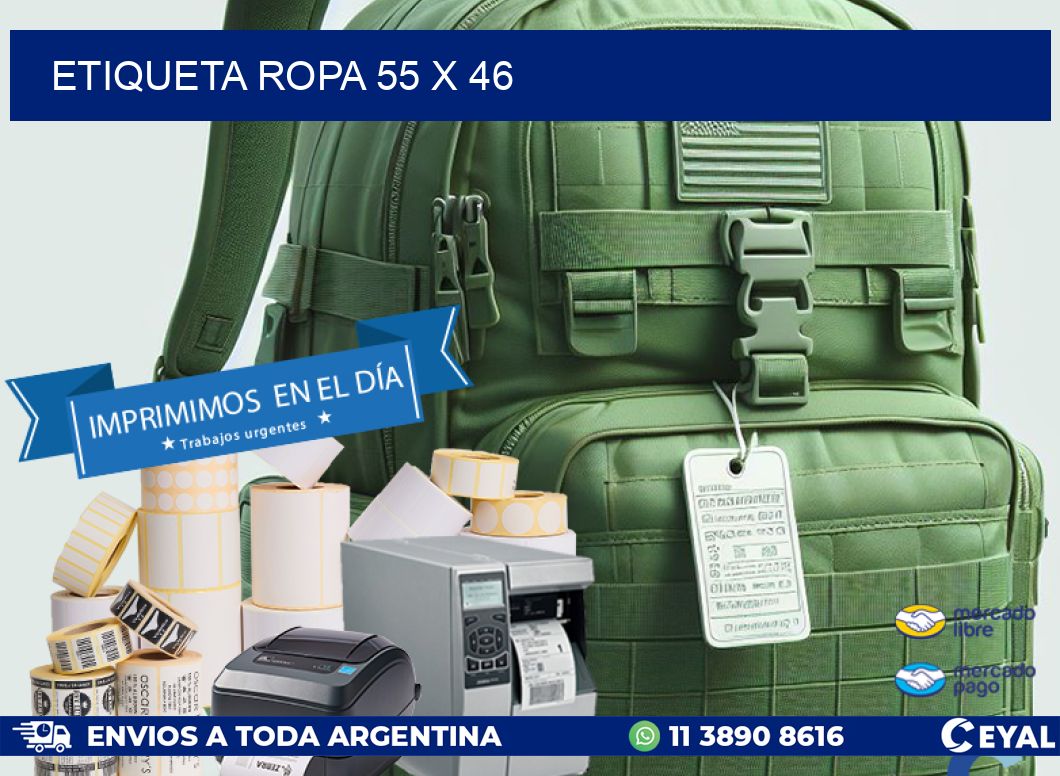 ETIQUETA ROPA 55 x 46