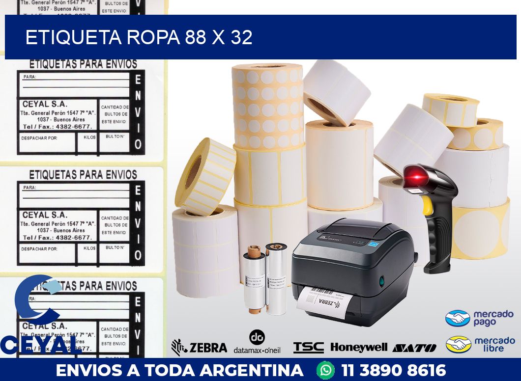 ETIQUETA ROPA 88 x 32