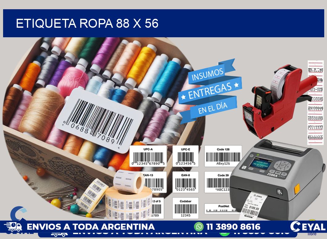 ETIQUETA ROPA 88 x 56