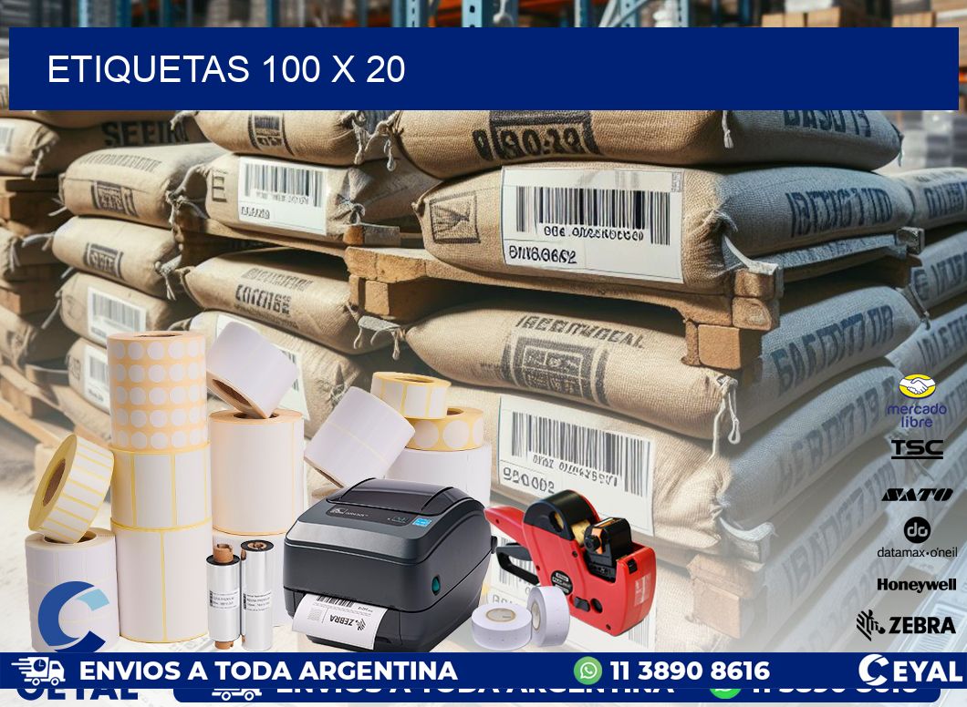 ETIQUETAS 100 x 20