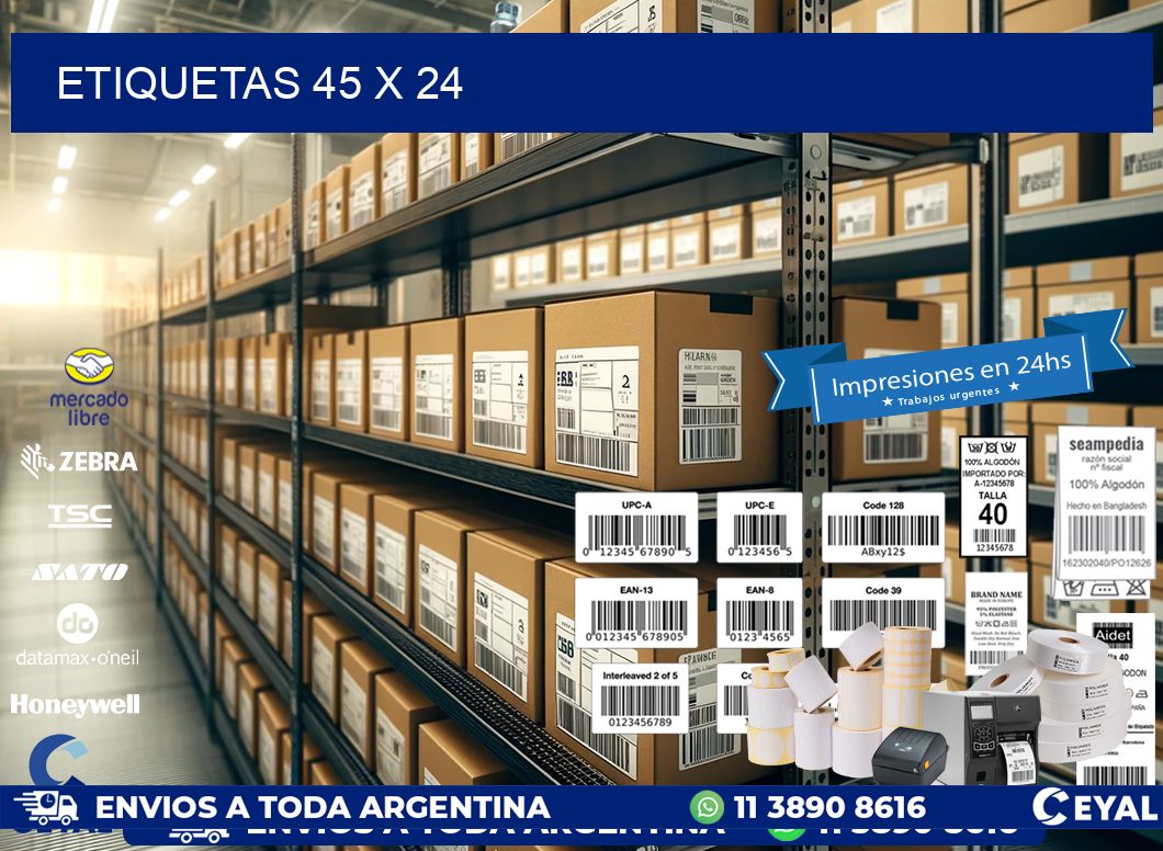 ETIQUETAS 45 x 24