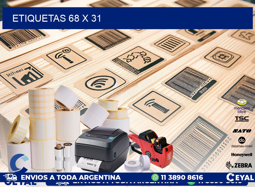 ETIQUETAS 68 x 31