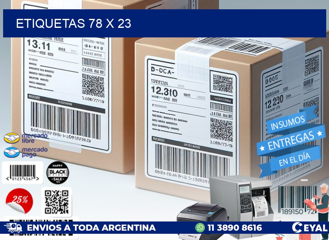 ETIQUETAS 78 x 23