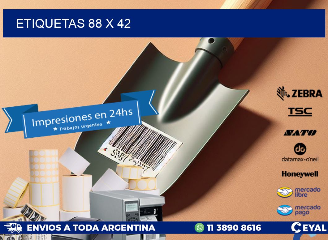 ETIQUETAS 88 x 42