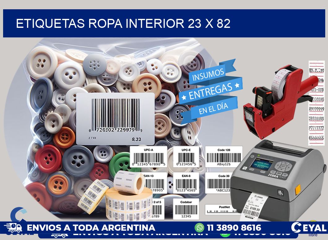 ETIQUETAS ROPA INTERIOR 23 x 82